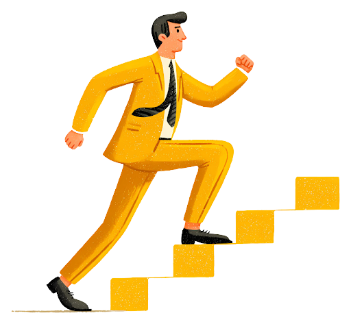 Success Step Illustration